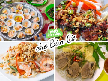 Ẩm thực chợ Bàn Cờ đa dạng món ăn ngon, nổi tiếng bún bì hấp dẫn chỉ 25.000 đồng