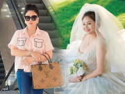 Thời trang - Lê Giang sang Mỹ làm cô dâu tuổi 52, mặc váy cưới siết eo không thua gì gái trẻ