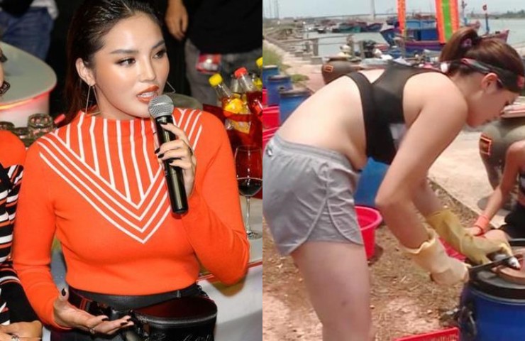 Trước đó, người đẹp Nam Định từng xuất hiện với diện mạo có phần phổng phao, lộ nhiều mỡ thừa khi nặng tới gần 60kg.  