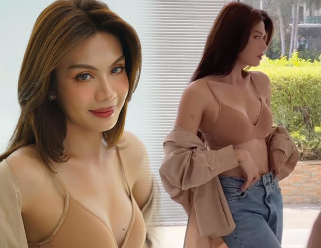 Luna Đào đang được ngưỡng mộ khi táo bạo khoe thềm ngực đẫy đà.