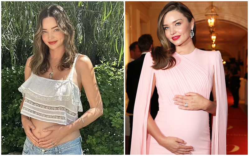 Miranda Kerr được mệnh danh là bà bầu xinh đẹp và ngọt ngào nhất trong giới hào môn. 
