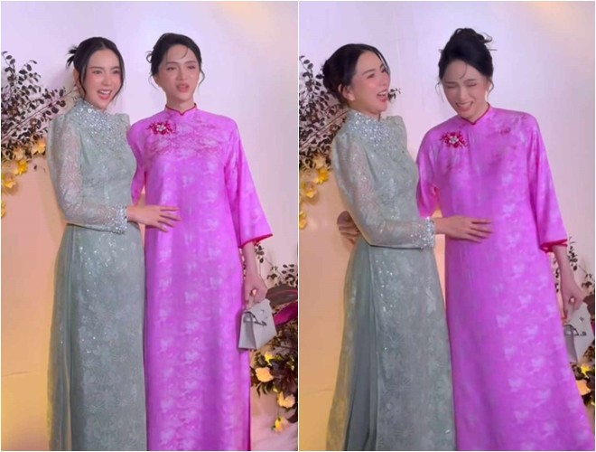 Cả 2 trò chuyện vui vẻ khi hội ngộ.