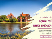 Clip Eva - Chiêm ngưỡng vẻ đẹp uy nghi của 4 tòa lâu đài rộng lớn nhất hành tinh