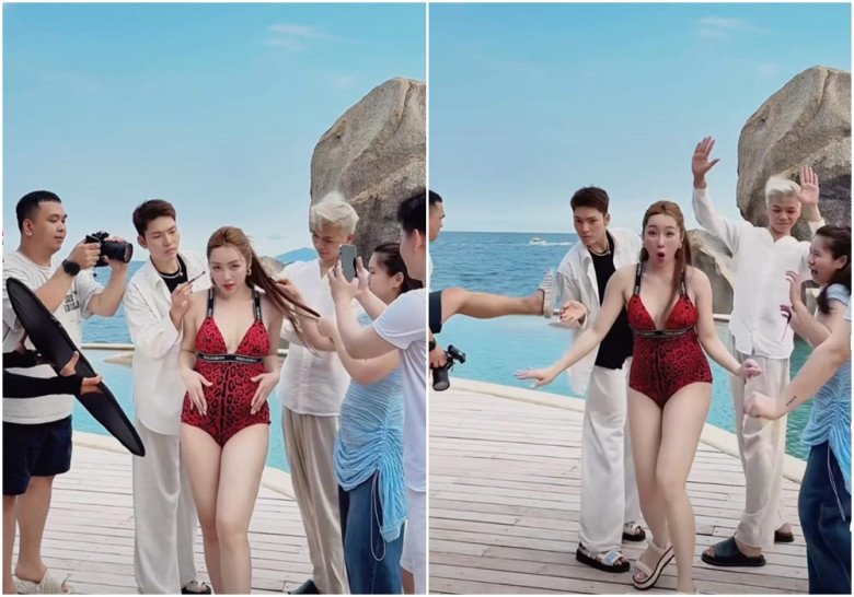 Sao Việt 24h: Vợ giàu của Chi Bảo diện bikini amp;#34;quẩyamp;#34; cực sung dù đang mang bầu, chịu cả ngày dưới nắng - 1