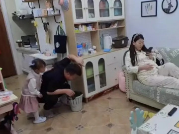 Chồng ốm nghén thay vợ khi mang thai, không dám về nhà vì sợ “ói xanh mặt”