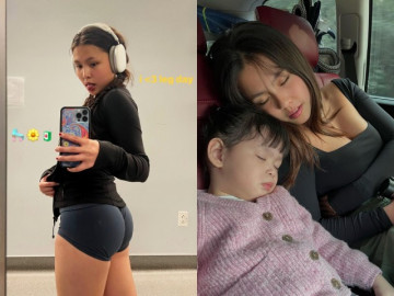 Con gái Phượng Chanel phô diễn 3 vòng căng đét, thân hình thiếu nữ bốc lửa được mẹ ủng hộ khoe
