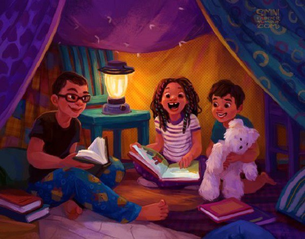 Khi trẻ kể những trải nghiệm ở trường, bố mẹ hãy kiên nhẫn lắng nghe.