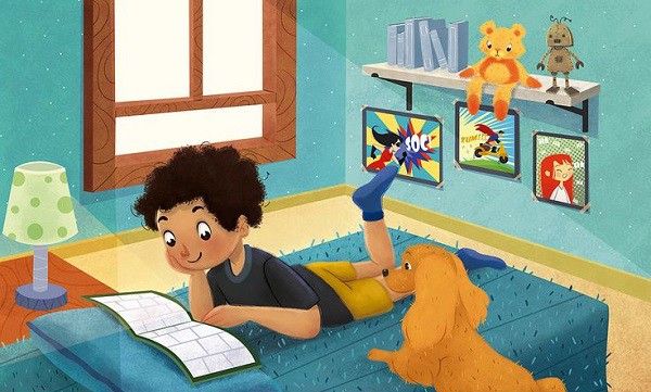 Thói quen đọc sách nên được rèn luyện từ nhỏ.