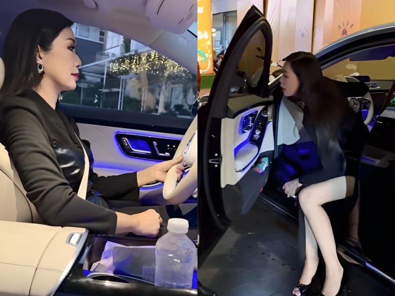 Trong video, Trịnh Kim Chi tự lái xe từ nhà riêng đến nơi tổ chức sự kiện. Trong lúc bước xuống xe, đôi chân thon dài, trắng nõn nà của cô lộ rõ trước ống kính trở thành tâm điểm chú ý. 
