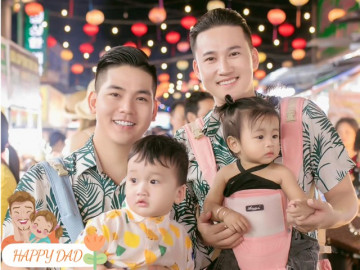 Cặp bố bỉm hot nhất miền Tây Thanh Đoàn - Hà Trí Quang đáp trả thâm thúy khi 2 con bị nói không phải máu mủ