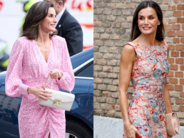 Tìm ra đối thủ mặc váy hoa đẹp không thua Kate Middleton, là Hoàng hậu Tây Ban Nha đẳng cấp khó ai bì