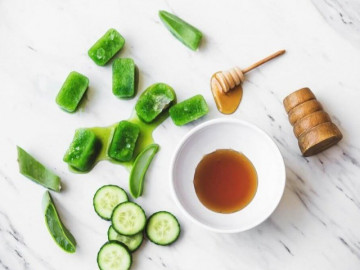 Những công thức làm đá viên giúp se khít lỗ chân lông da ngày hè