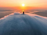 Lifestyle - Mãn nhãn vẻ đẹp biển mây trắng tựa chốn bồng lai tiên cảnh trên núi Bà Đen