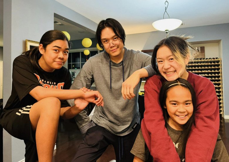 4 con của Thu Phương nay đã trưởng thành.