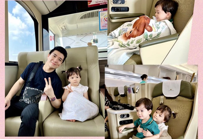 Mặc dù vậy, trên mạng xã hội, anh chồng Đỗ Mỹ Linh không ngại khoe rất nhiều hình ảnh các con cũng như cuộc sống tự tay chăm sóc các con yêu của mình.

