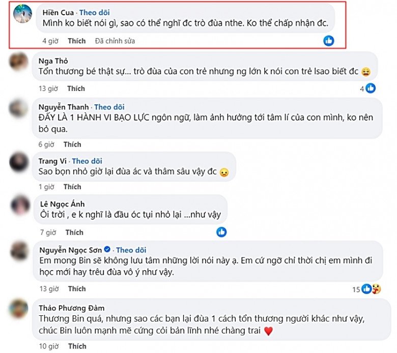BTV Hiền Cua và dân mạng bức xúc với trò đùa ác ý của con trẻ.
