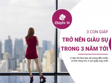 3 con giáp sẽ có cú lội ngược dòng đáng kinh ngạc trong 3 năm tới