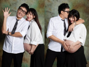 Giải trí - Kim Chi khoe bụng bầu tháng cuối đầy vết rạn đỏ, vẫn rạng ngời bên ông xã hot boy