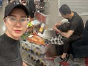 Giải trí - Trang Trần sang Mỹ 4 tháng mới lần đầu mua bia về uống, khoe cảnh chồng cắt móng chân cho con gái