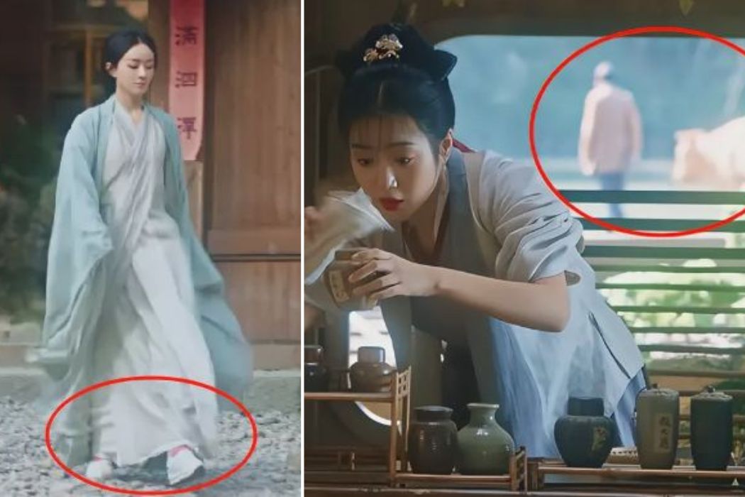 Những “hạt sạn” liên tục xuất hiện trong phim.