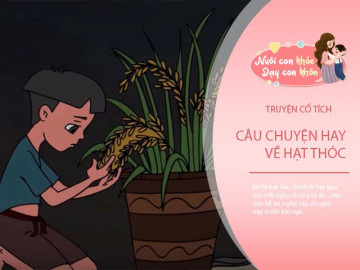 Truyện cổ tích: Sự tích hạt thóc