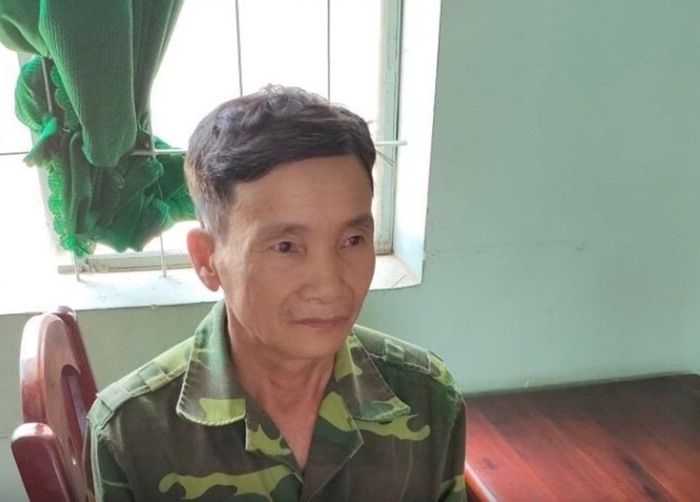 Hồ Văn Tùng bị bắt sau 35 trốn truy nã. Ảnh: Công an tỉnh Bình Định