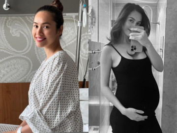 Á hậu Hoàng My sinh con gái đầu lòng tại Áo, được gia đình bạn trai Việt kiều chăm sóc tận tình