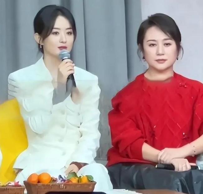 Khi Triệu Lệ Dĩnh phát biểu, Mã Lệ có biểu cảm lạ.