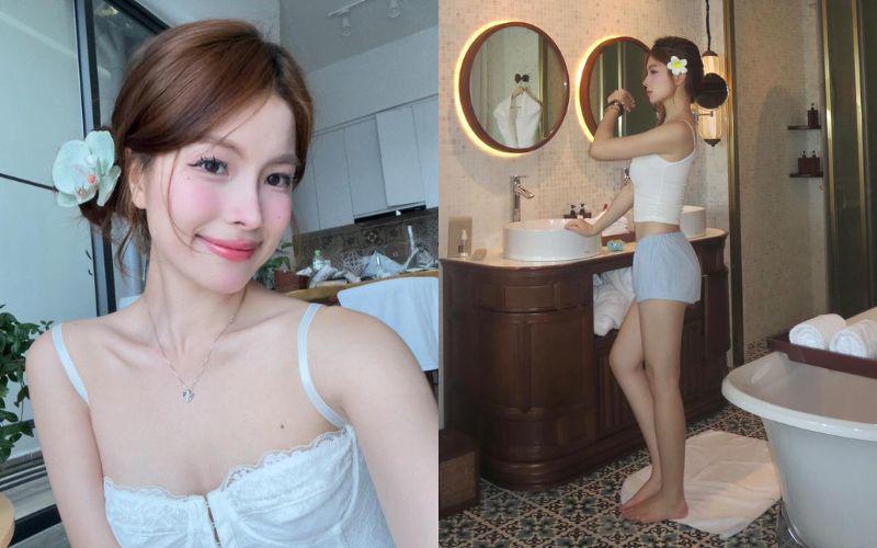 Trang tin nước ngoài còn gọi cô nàng là "hot girl đeo kính" khi ở thời điểm đó, Thuỵ Hân luôn gắn liền với cặp kính cận. 
