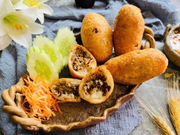 Cách làm bánh rán mặn không cần bột nở vỏ vẫn giòn lâu, bên trong mềm dẻo của mẹ đảm