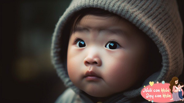 Đôi mắt to tròn của trẻ thường mang lại sự đáng yêu và thu hút.