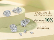 Lộc Phúc Fine Jewelry ưu đãi 16% trang sức kim cương dịp Giỗ tổ Hùng Vương