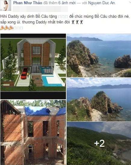 Biệt thự bên bờ biển.