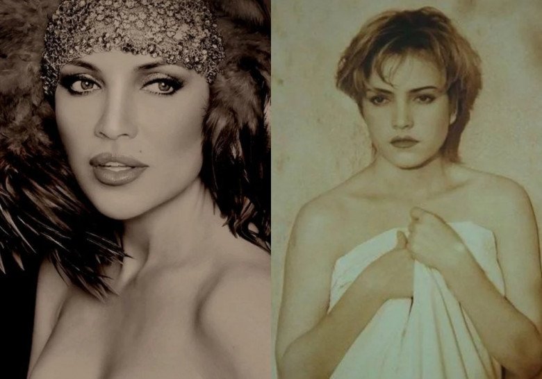 Thời mới bắt đầu nổi tiếng, nhan sắc, cách trang điểm, kiểu tóc cũng như lối tạo dáng của Thanh Hà trông như các minh tinh Hollywood.