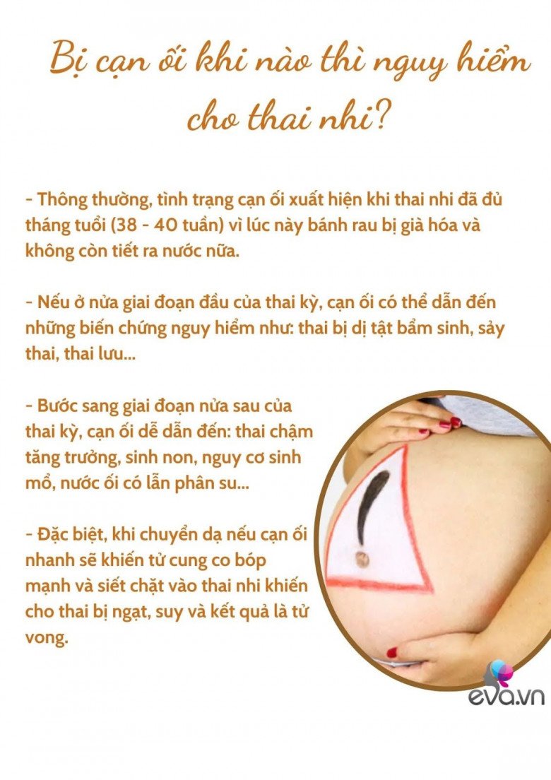 Bị cạn ối khi nào thì nguy hiểm cho thai nhi? - 6