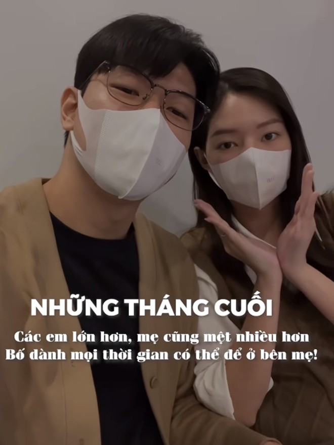 Mạnh Cường thấu hiểu sự mệt nhọc của bà xã khi mang thai.