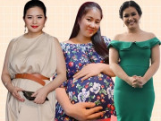 Bà bầu - Sao Việt tăng tới 30kg khi mang thai, stress vì mặt nọng, thân hình phát tướng