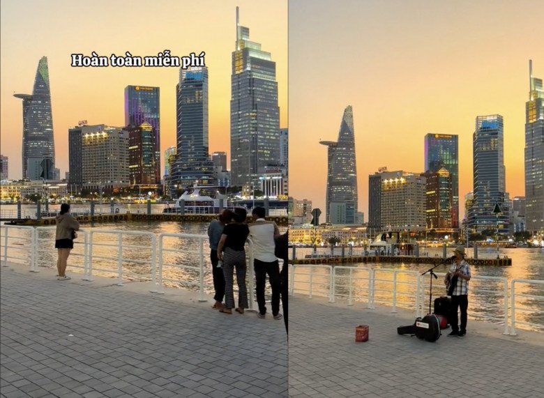 View triệu đô của công viên Thủ Thiêm. (Ảnh: Changtraiyeusaigon)