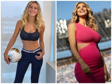 Các nàng Wags từng sở hữu thân hình quyến rũ cũng thay đổi chóng mặt khi mang bầu