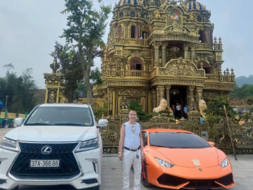 Đại gia đồng nát sở hữu lâu đài dát vàng 100 tỷ tiết lộ vừa sắm siêu xe hàng chục tỷ để ngắm cho vui