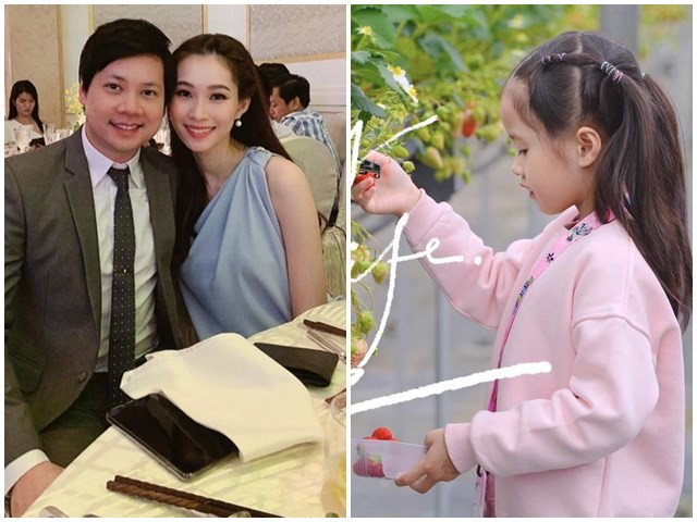 Con gái Hoa hậu Đặng Thu Thảo và chồng doanh nhân tuổi lên 6 biết nói những điều chuẩn tiểu thư hào môn