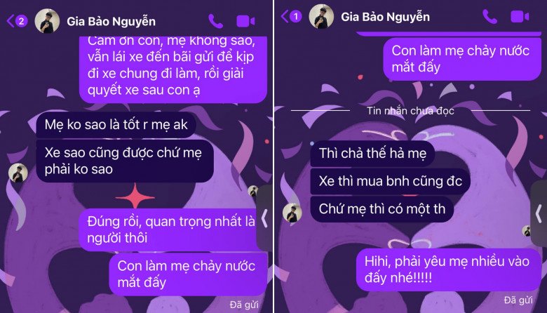 Con trai Thảo Vân hỏi thăm tình hình sức khỏe của mẹ và nhắn nhủ Mẹ chỉ có một thôi.