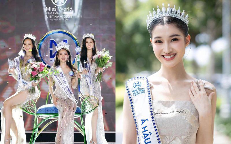 Nguyễn Phương Nhi (2002, quê Thanh Hóa) đạt danh hiệu á hậu 2 cuộc thi Miss World Việt Nam 2022. Sở hữu gương mặt xinh đẹp, cô nàng được nhiều công chúng ưu ái gọi với biệt danh "thần tiên tỷ tỷ". 
