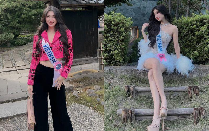 Tại cuộc thi Miss International 2023, Phương Nhi cũng thuyết phục fans sắc đẹp bằng phong cách thời trang sang chảnh, quyến rũ nhưng vẫn đầy tinh tế.
