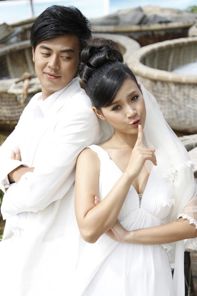 Trước khi làm vợ người ta, Midu nhiều lần đẹp tựa thiên thần khi mặc váy cưới "lên xe hoa" với bạn diễn - 3