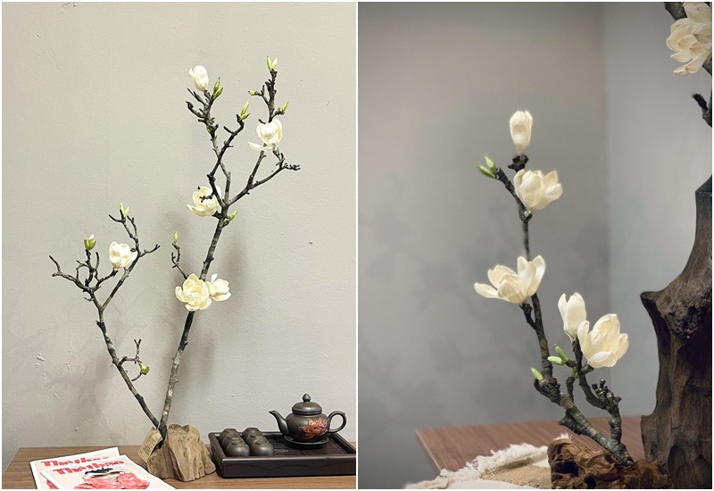 Không chỉ làm được đóa hoa trang trí nhà của mình, làm quà tặng cho người thân, chị Trang Phương còn muốn truyền tải thông điệp sử dụng vỏ bắp ngô làm hoa, đan giỏ, lọ... để giảm thiểu rác thải và cân bằng cảm xúc tới cộng đồng trong và ngoài nước. 

