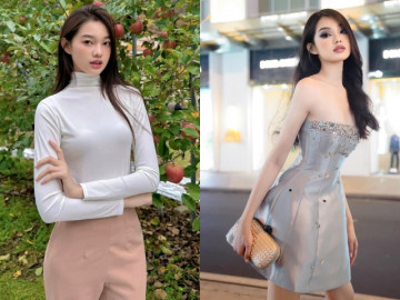 Vợ trẻ của Thái Hòa được nhận xét đẹp như búp bê sống, quá khứ thi Hoa hậu không thể lọt top 5
