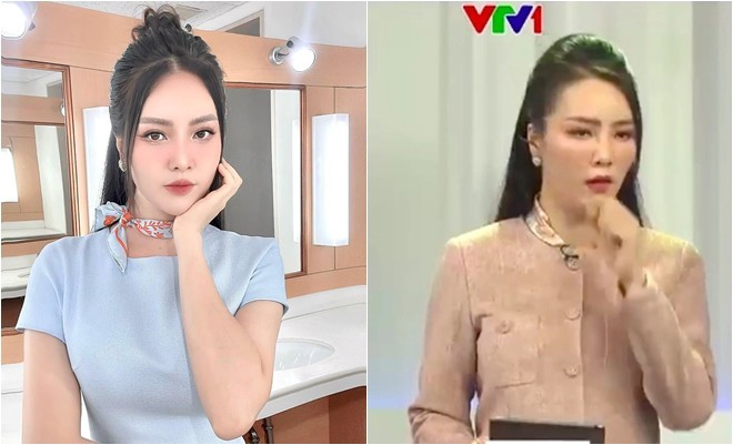 Thụy Vân gặp sự cố ho dữ dội, không thể hoàn thành hết bản tin.