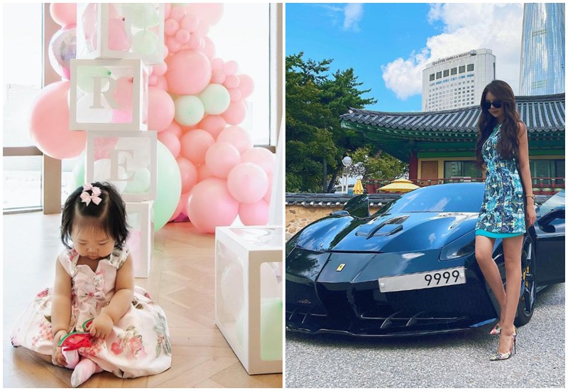 Con gái xinh đẹp của Kim Na Yoon hiện tại còn được mẹ lập riêng một tài khoản mạng xã hội mang tên cô bé.

