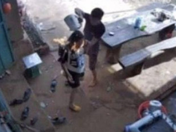 Chồng đổ xăng đốt vợ đang mang thai 8 tháng